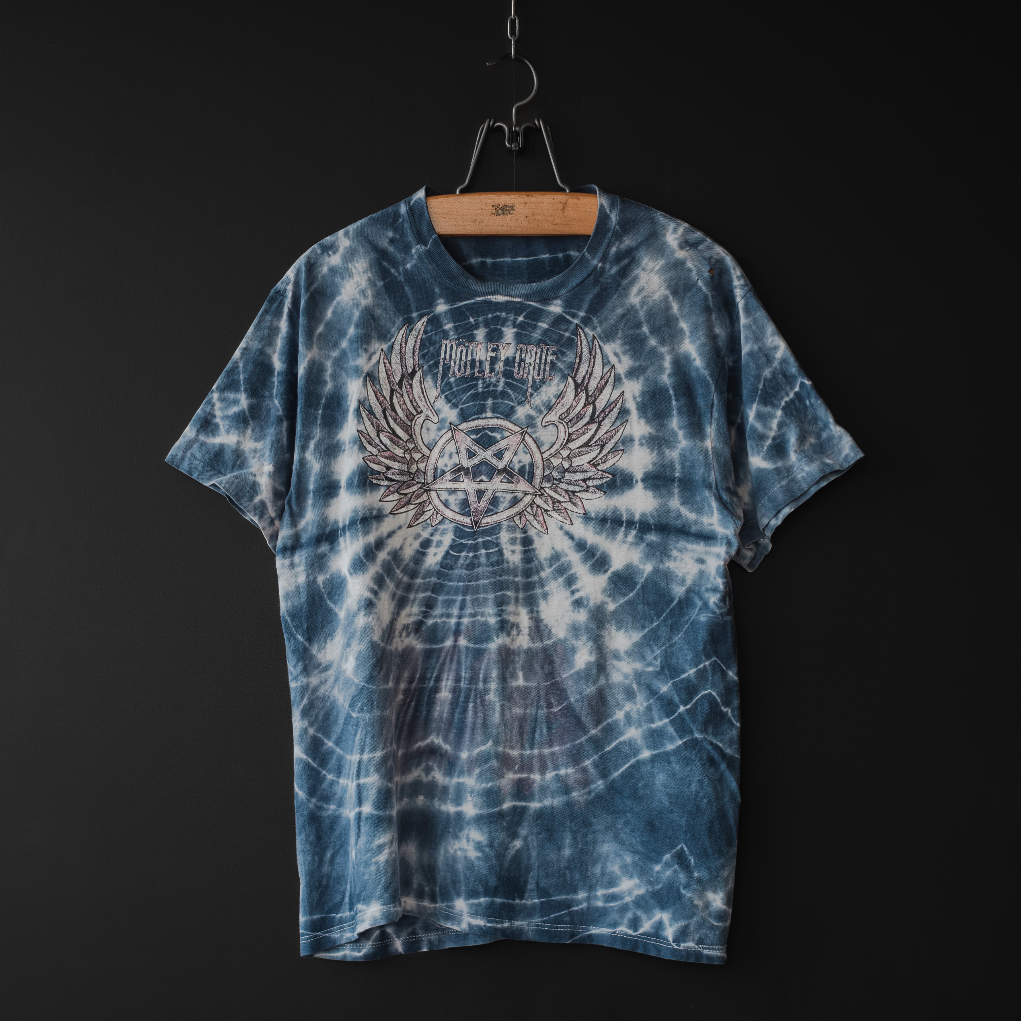 used- 1980s Mötley Crüe tie-dye tee | dros dro