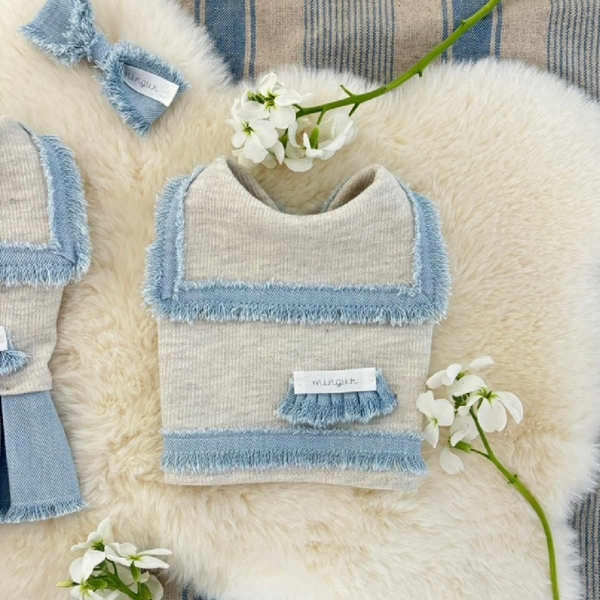 即納】Denim marin T-shirt | A N G E