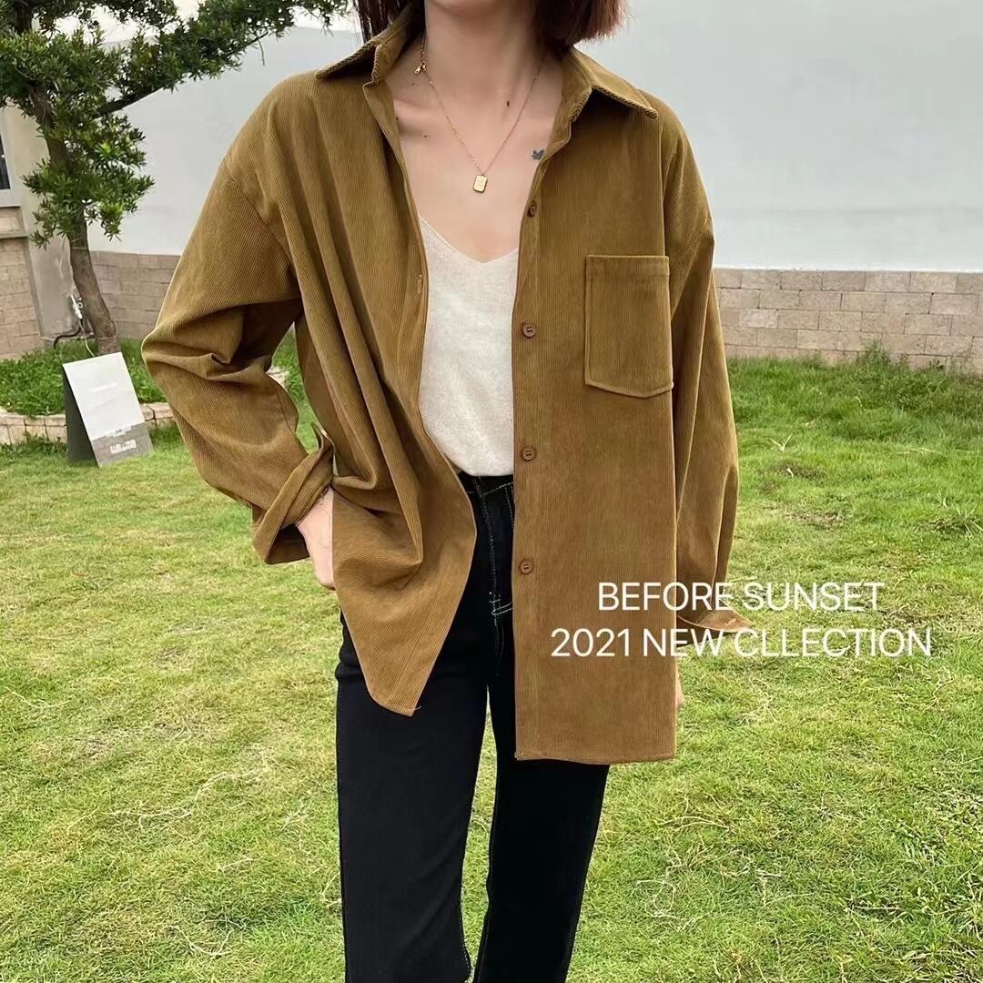 コーデュロイシャツ　AJ2085-772