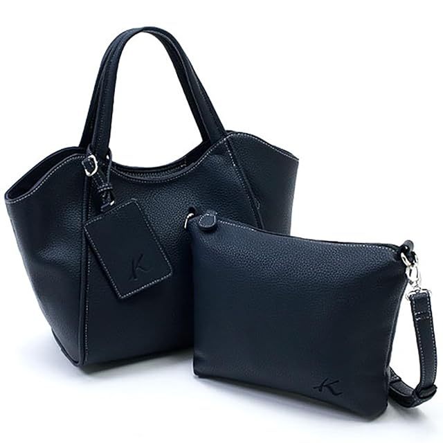 美品 キタムラ パスケース 2way トートバッグ 肩がけ 自立 ネイビー 濃紺 美品 キタムラ パスケース 2way トートバッグ 肩がけ 自立 ネイビー