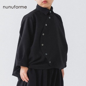 nunuforme 06-nf26-545-029/サークルシャツ Black