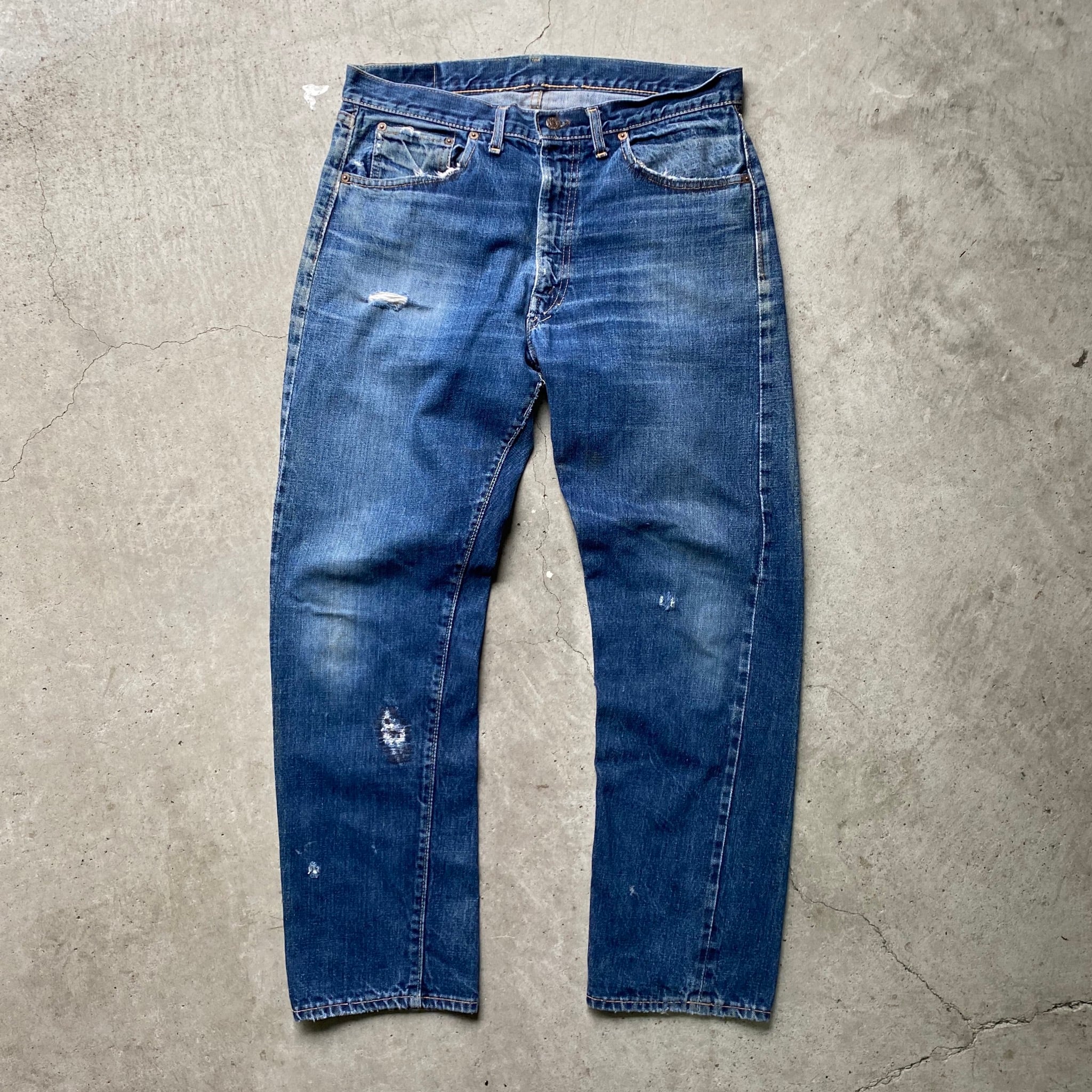 希少 60's 復刻 LEVI'S LVC 1967 505 BIGE 赤耳