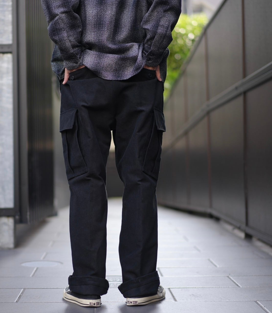 COMOLI(コモリ) / モールスキンBDUパンツ -BLACK-(Y03-03019) | Signs