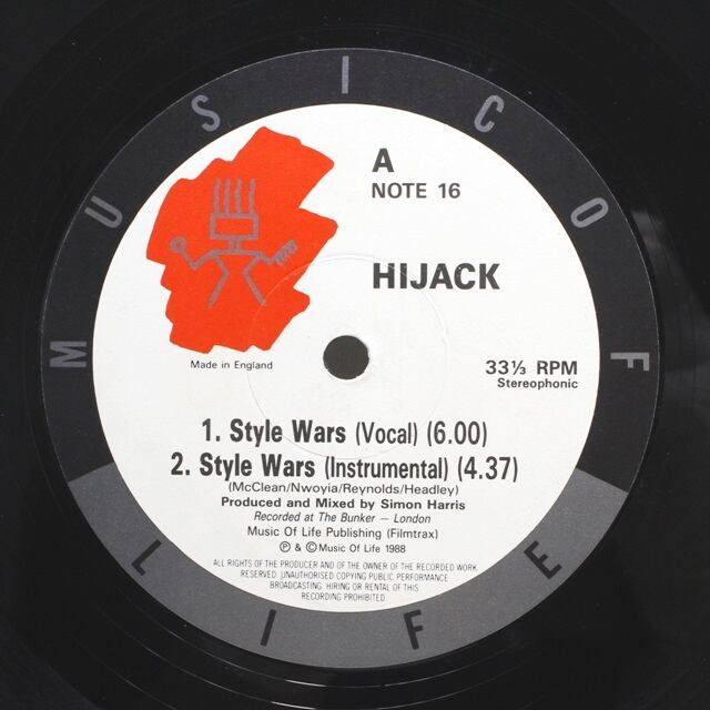 Hijack / Style Wars [NOTE 16] - 画像3