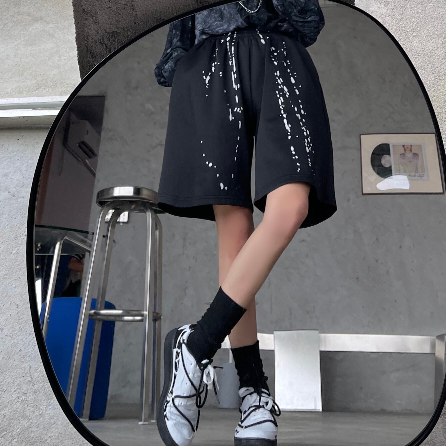 サマールーズショーツ スタイルパンツ レディースプリント ストリート 夏物 ブルマー ケッペル72454825233