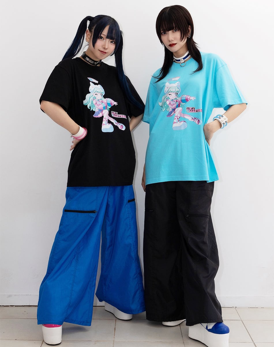 BABYL K×A×W×A×I×ITシャツ アイカバスターTシャツ【BABY BLUE】 ／AIKA ELECTRONICS | AIKA