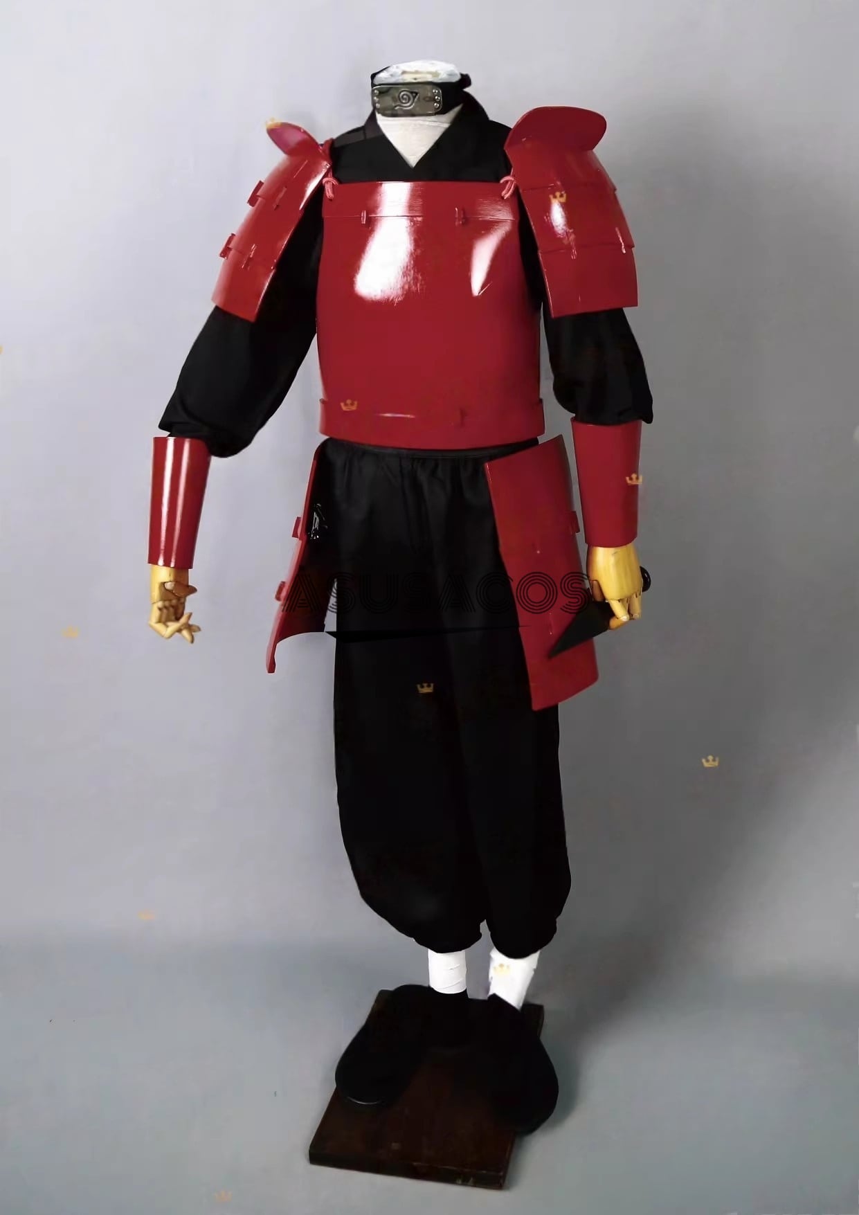 ASUSACOS 実物撮影！NARUTO -ナルト- 千手柱間 コスプレ 道具 鎧一式