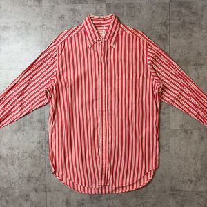 60's〜 BROOKS BROTHERS Striped Shirt 60年代 ブルックスブラザーズ ストライプシャツ ヴィンテージ ビンテージ  TT2026-0041