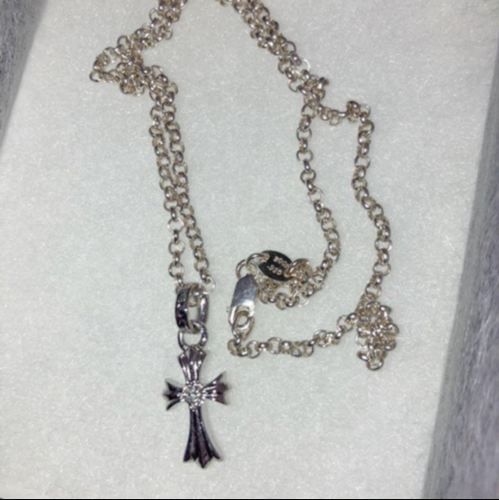 CHROME HEARTS クロムハーツ ネックレス 両面ダイヤ