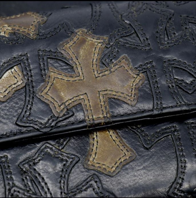 CHROME HEARTS クロムハーツ カスタムオーダー ウェーブウォレット 三