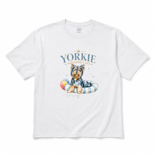 YORKIE POOLSIDE CLUB TEE