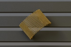 Honeycomb Structure Bangle - Mignon Faget