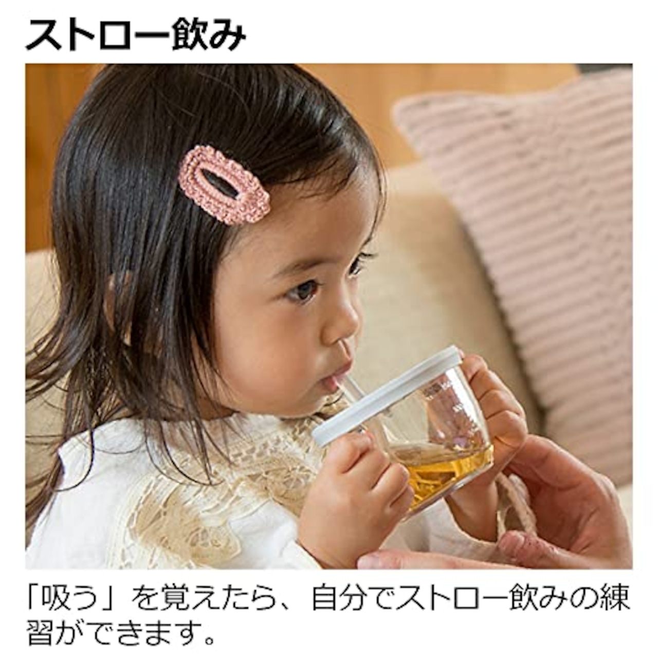 リッチェル アスター おうちコップマグ ストロータイプ ライトグレー 1個 150ml 6カ月