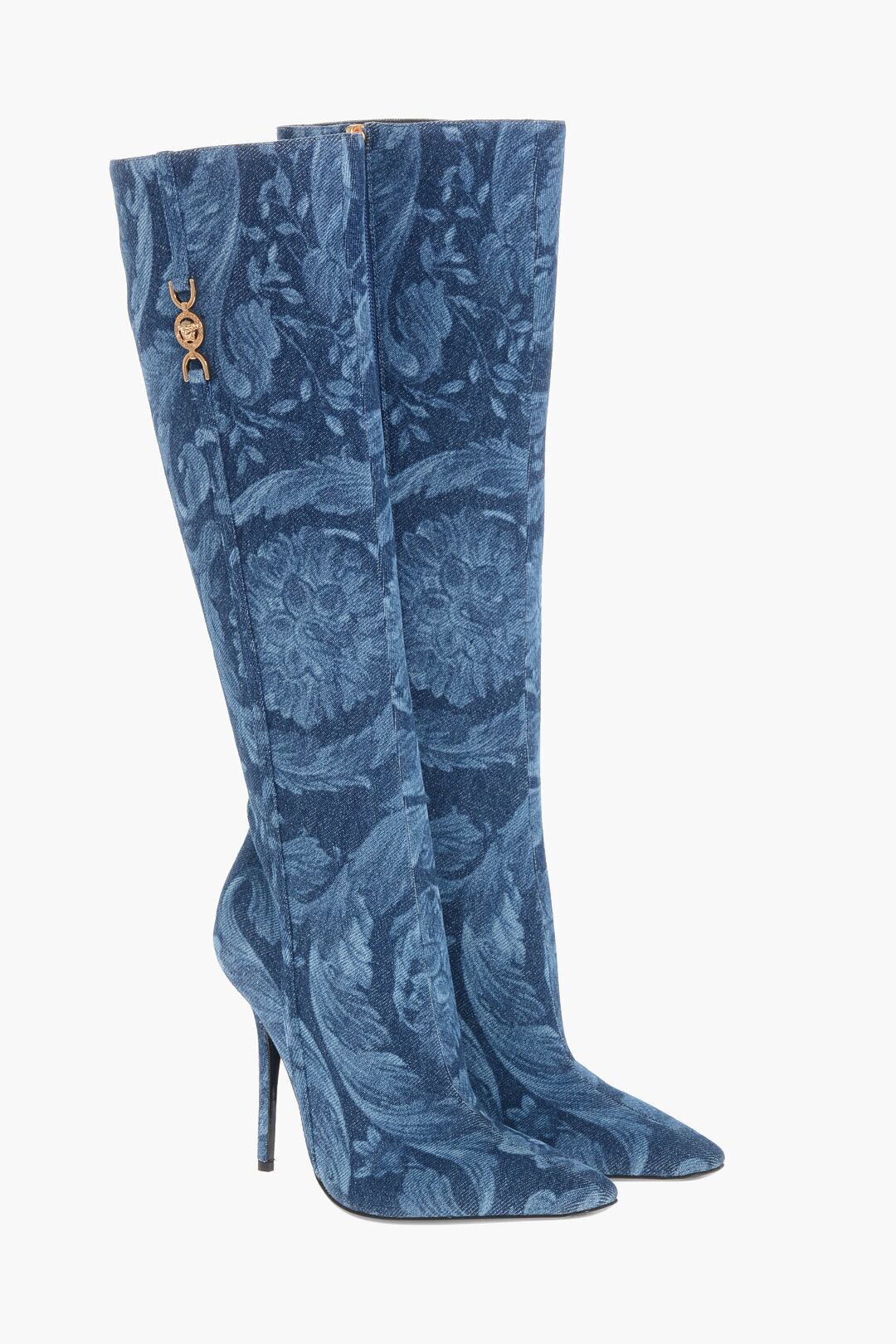 VERSACE ヴェルサーチ ブーツ レザー
