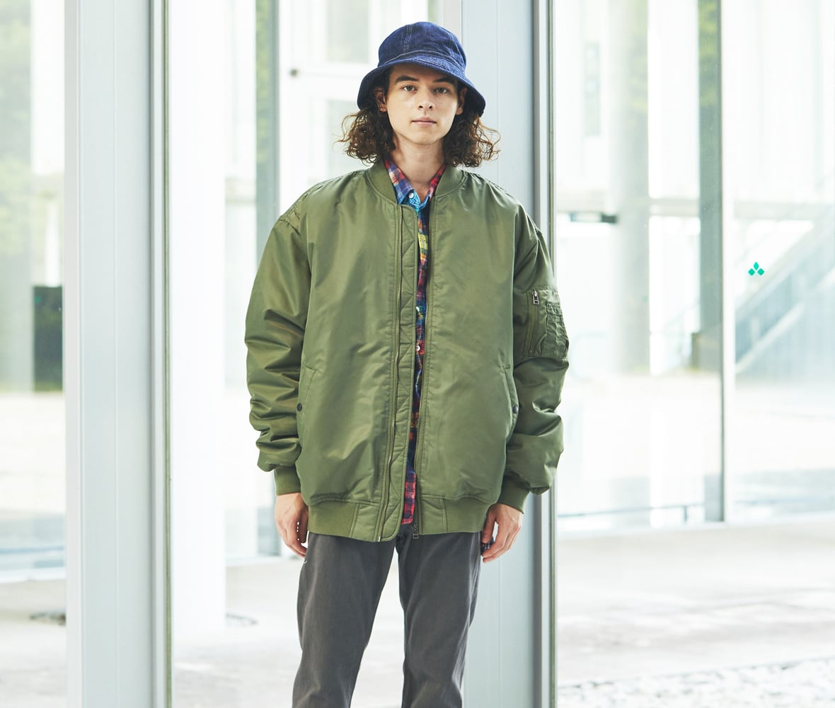 RiJロゴワッペン付MA-1ジャケット | 無敵時間OFFICIAL SHOP