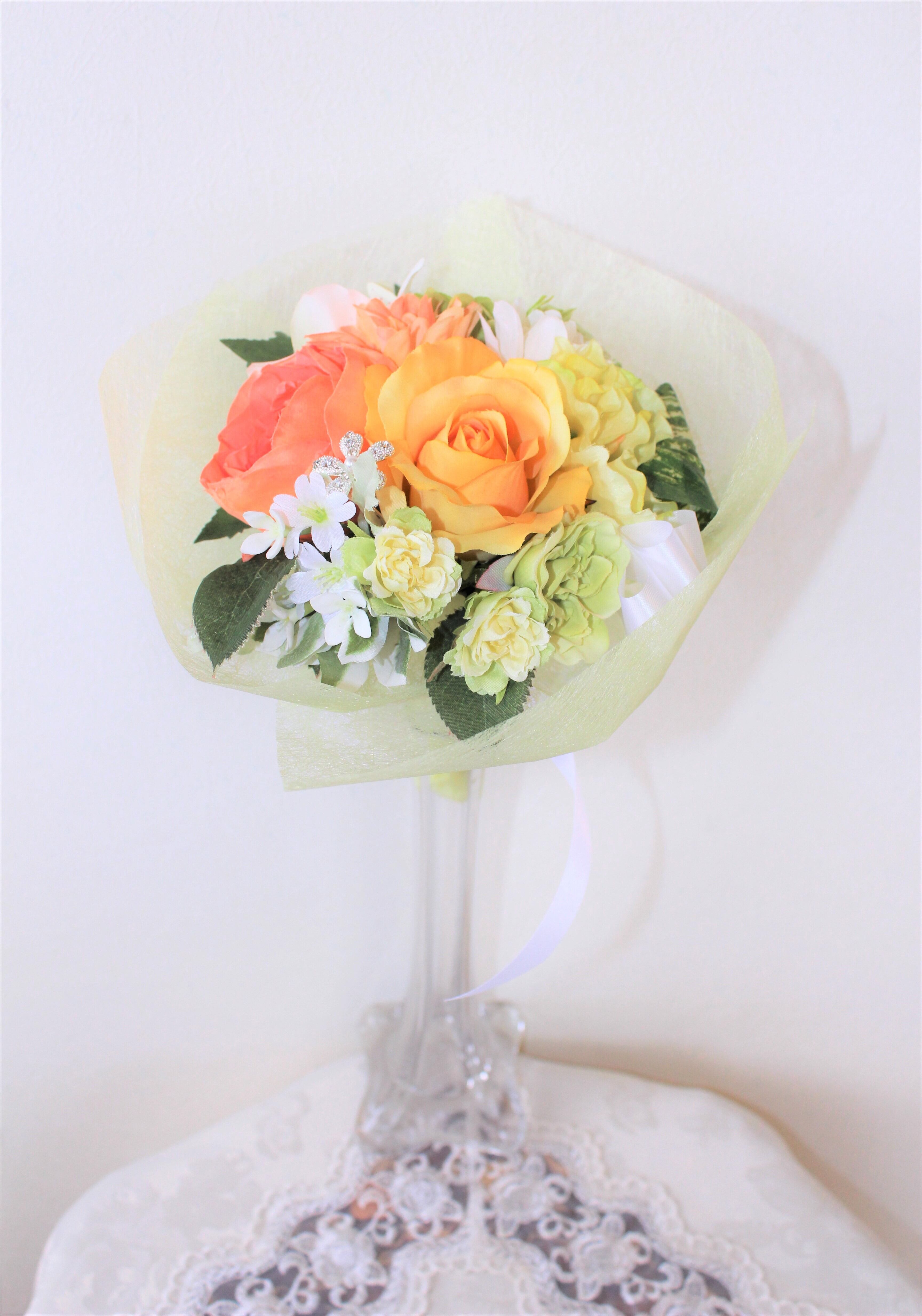 アーティフィシャルフラワーの花束ブーケ | gracek