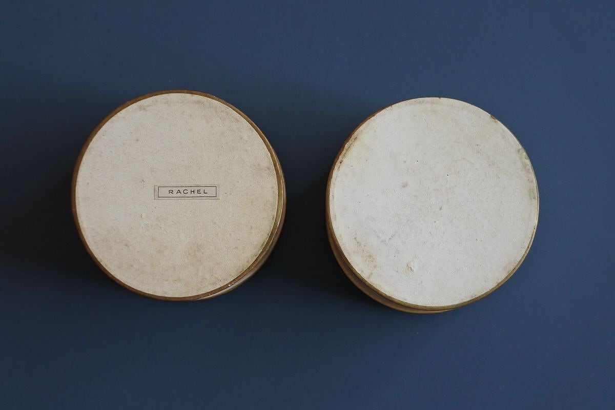 C.1900 French Powder 2 Boxes, Jean Vincent Bully Paris | antiquesoval