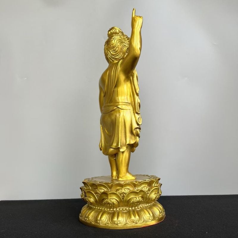 置物 オブジェ 風水 誕生仏 仏陀王子像 釈迦牟尼 釈迦 お釈迦様 生誕