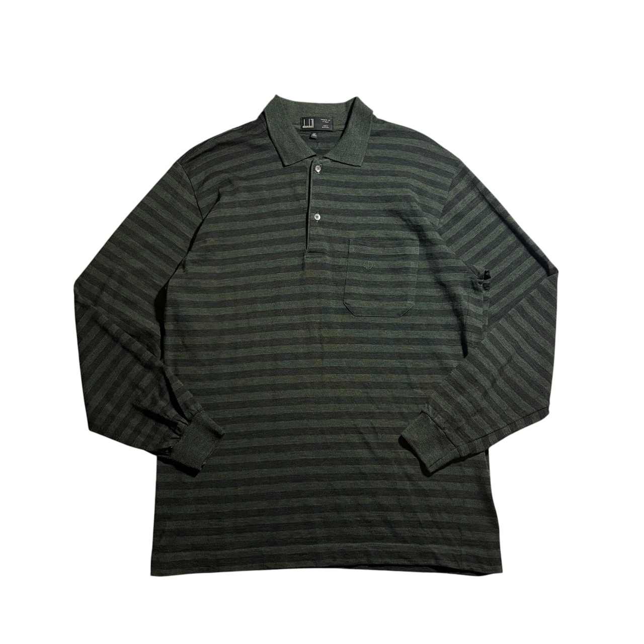 vintage DUNHILL border knit polo