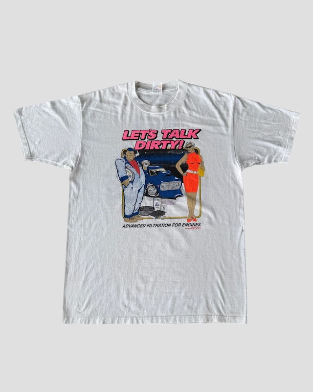 -BIG FILTERS- Vintage 00s L Print T-shirt