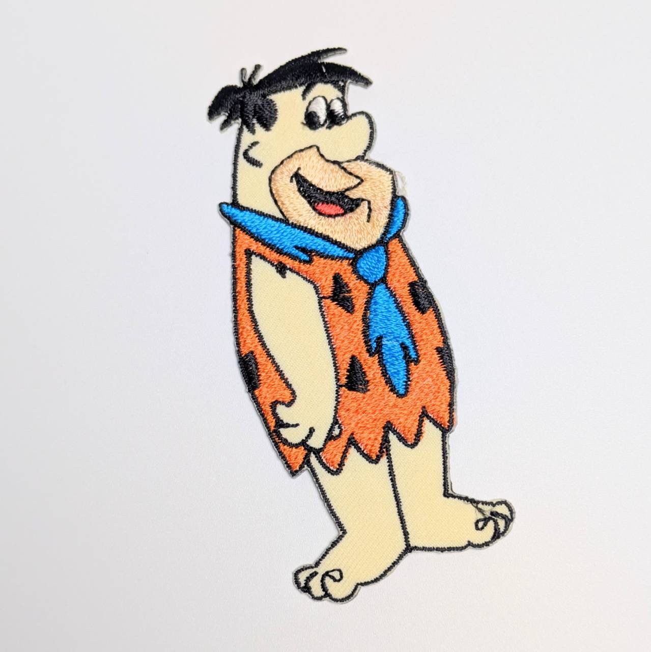 送料無料! ★刺繍アイロンワッペン★【The Flintstones Hanna Barbera ( 原始家族フリントストーン ) 】 フレッドフリントストーン 〚アメリカン雑貨 アメトイ〛