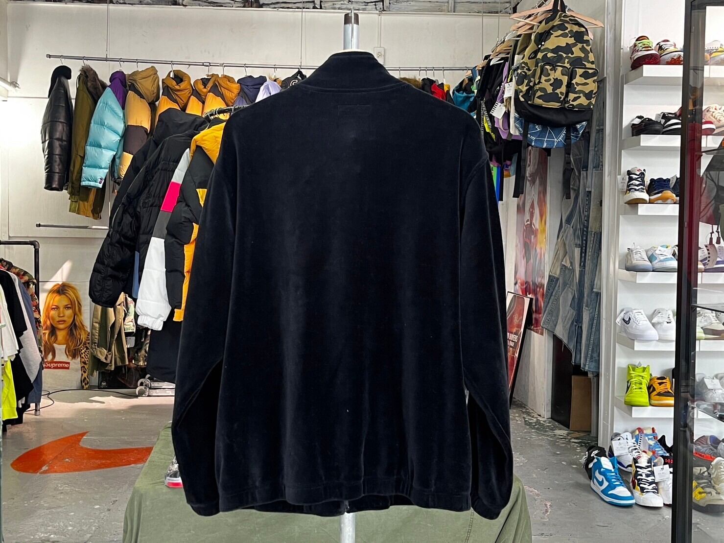 Supreme Studded Velour Track Jacket ブラック 【公式通販】