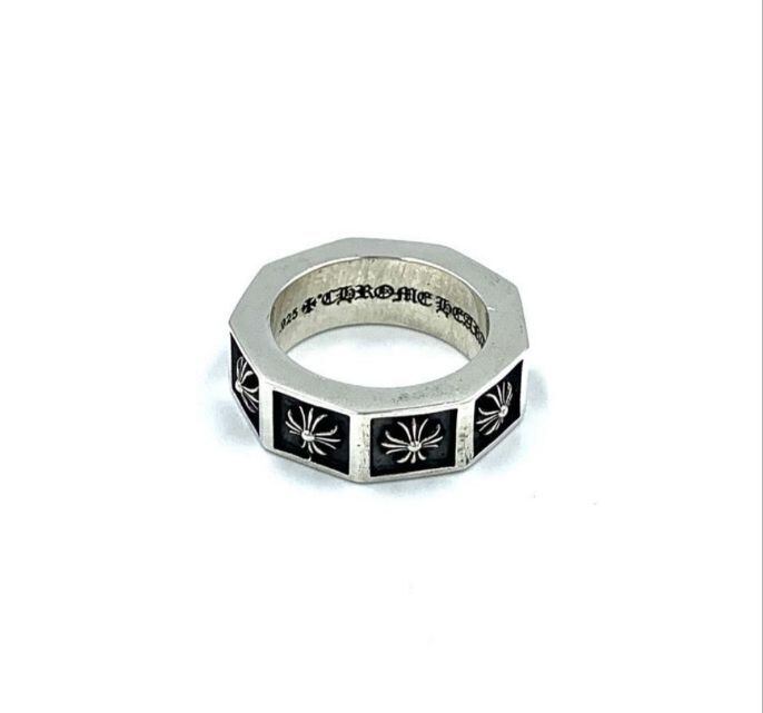 CHROME HEARTS クロムハーツ ALPHABET BLOCK RING 指輪 | chromehearts
