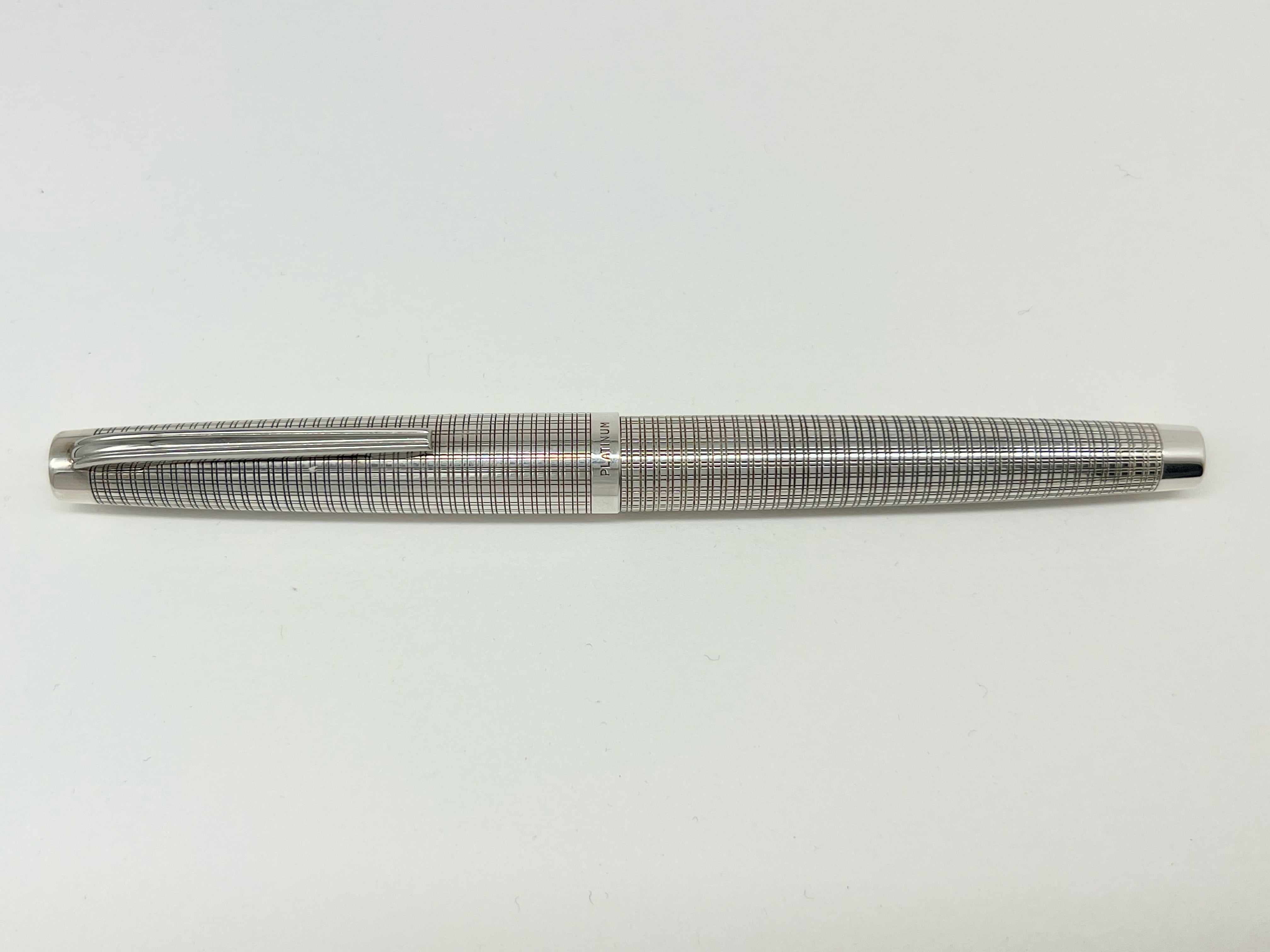 60s プラチナ万年筆 PLATINUM （細字） 18K-WG 02868 | 川口明弘の調整