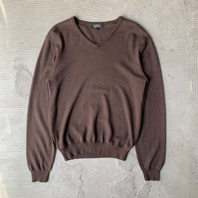 A.P.C / V-neck knitted sweater