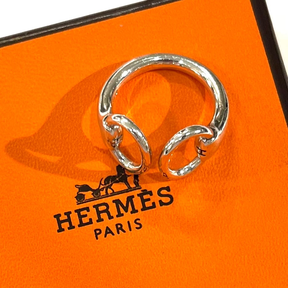 HERMÈS】【12-13号】2881 Nausicaaナウシカ リング SV925 シルバー