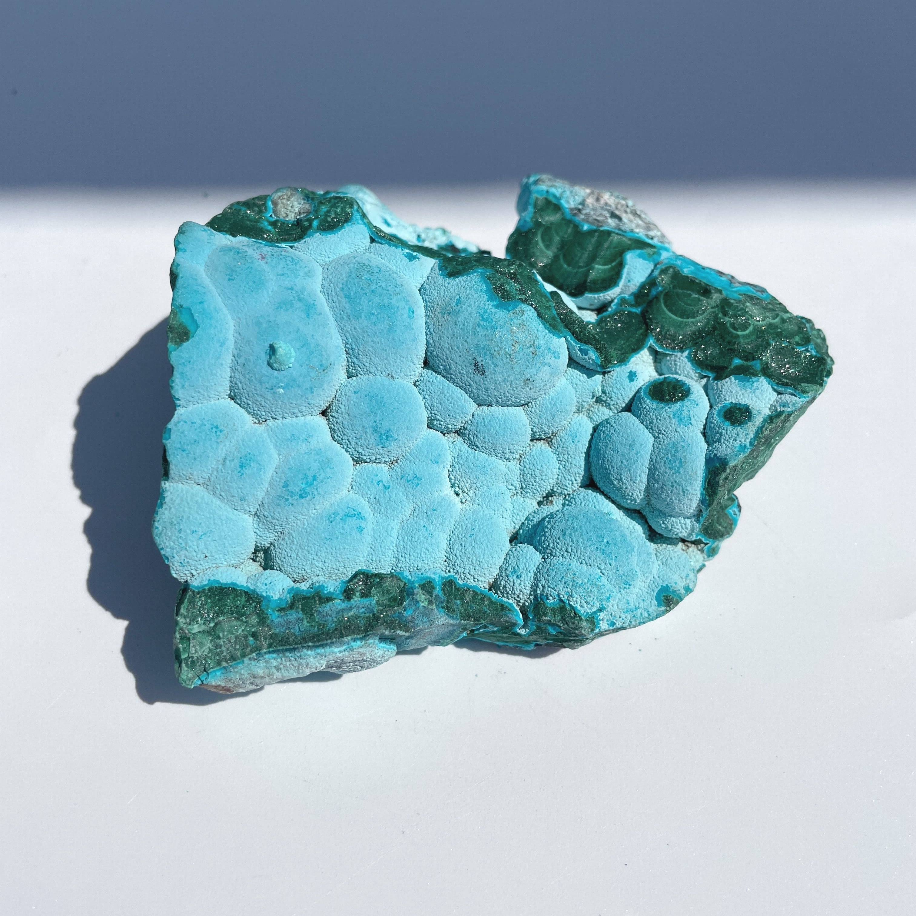 マラカイト with クリソコラ(マラコラ) 原石03◇ Malachite with Chrysocolla ◇天然石・鉱物・パワーストーン