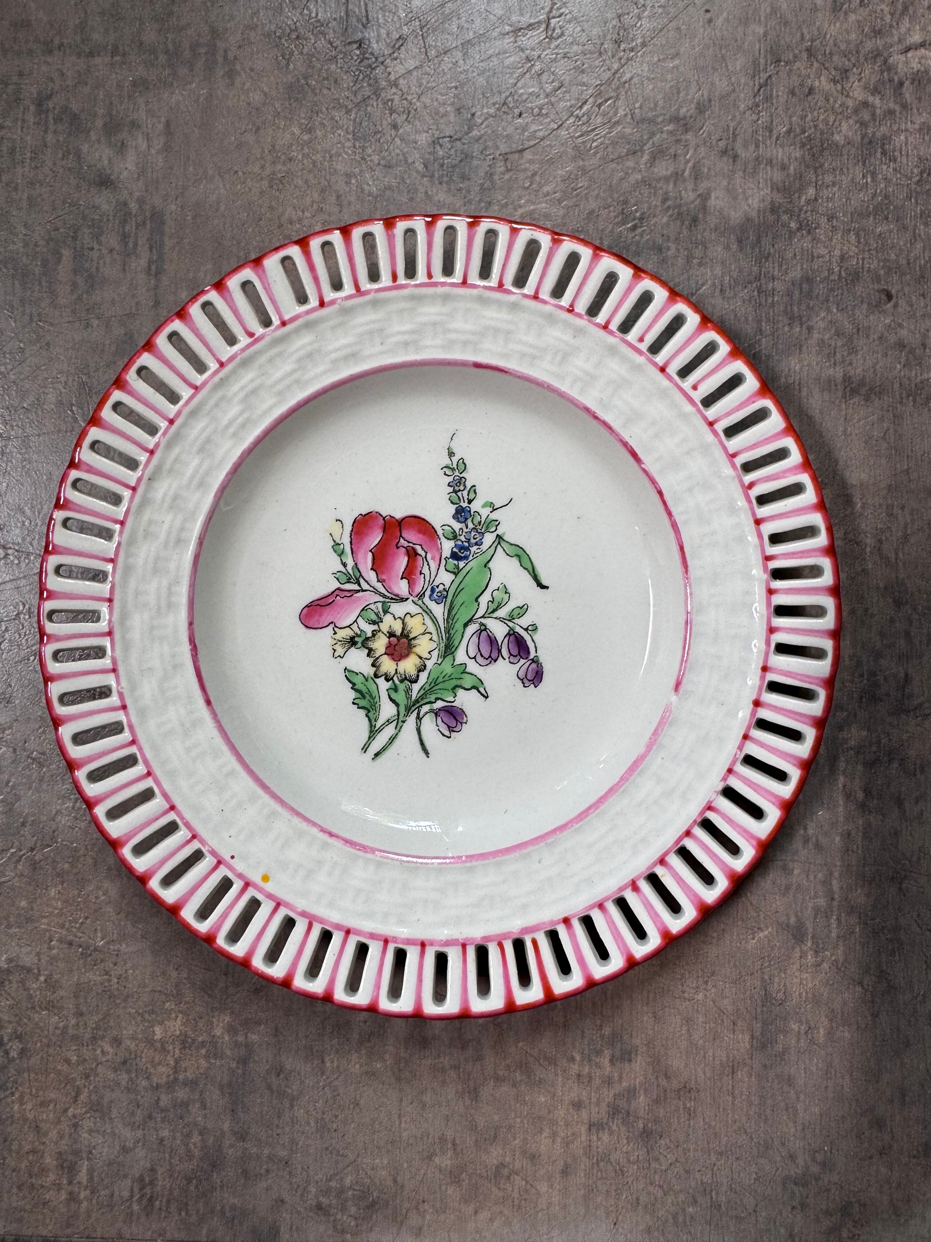 リュネヴィル 小さなレースプレート