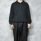 LINEA UOMO cotton rayon knit polo