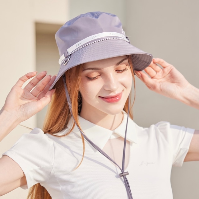 Pearl Bucket Hat（Gray）