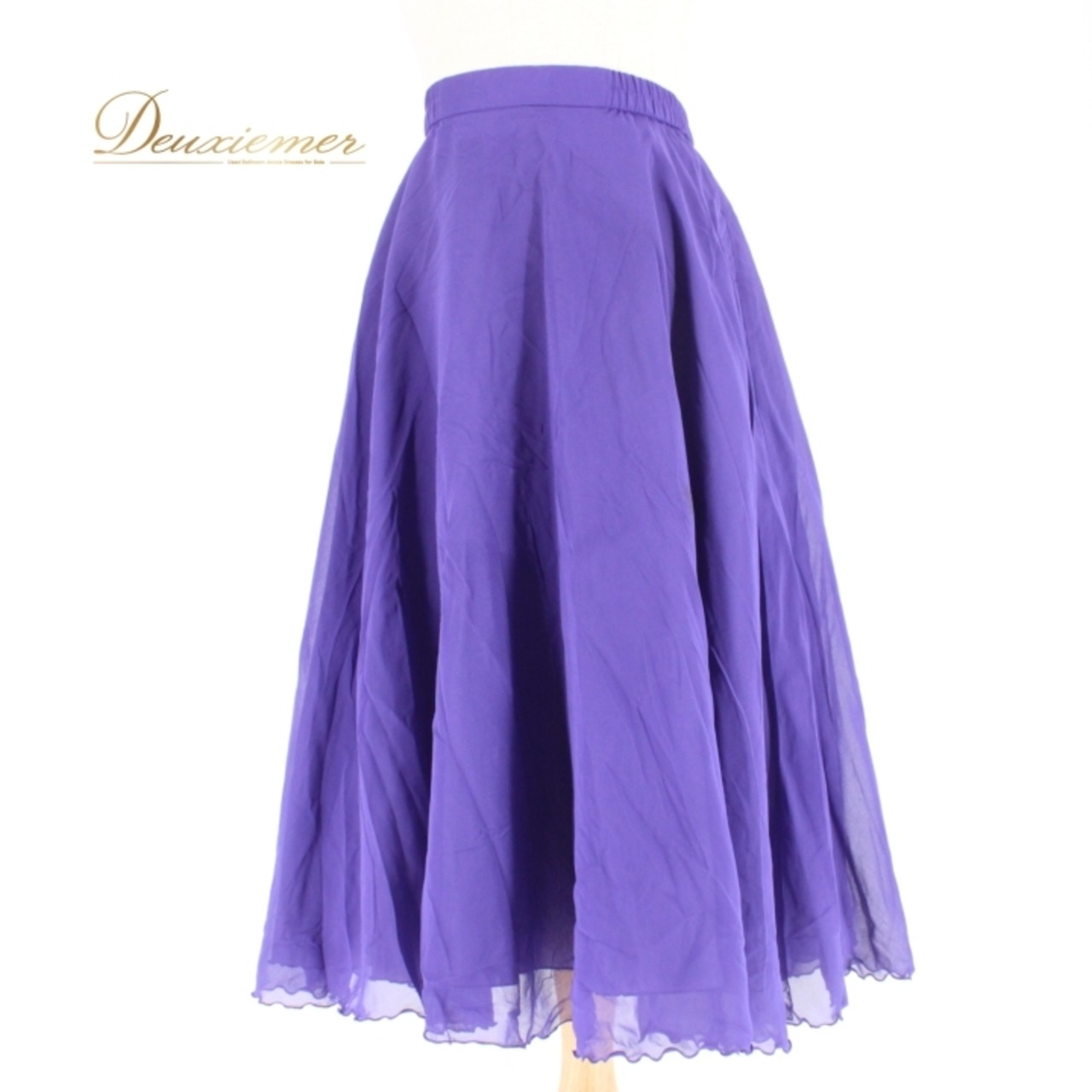 社交ダンス 衣装 スタンダード スカート レッスンウェア レディース 紫 パープル系 U:NA ユーナ シンプル 無地 フォーマル 練習着 上品 バイオレット カジュアル おしゃれ 着回し 大人 向け スカート丈 総丈 フォーマルウェア ダンス用 コスチューム 練習用 伸縮性 レディーススカート 体型カバー ルームウェア 軽やか 柔らかい