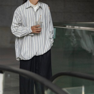 ストライプルーズシャツ　973