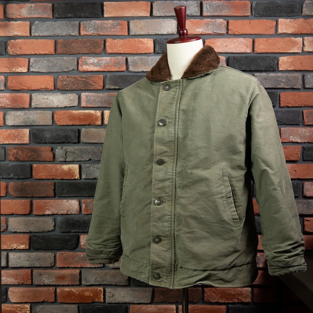 【LARGE】French Navy N-1 Deck Jacket 実物 フランス海軍 N-1型 デッキジャケット ユーズド 希少 レア No.3