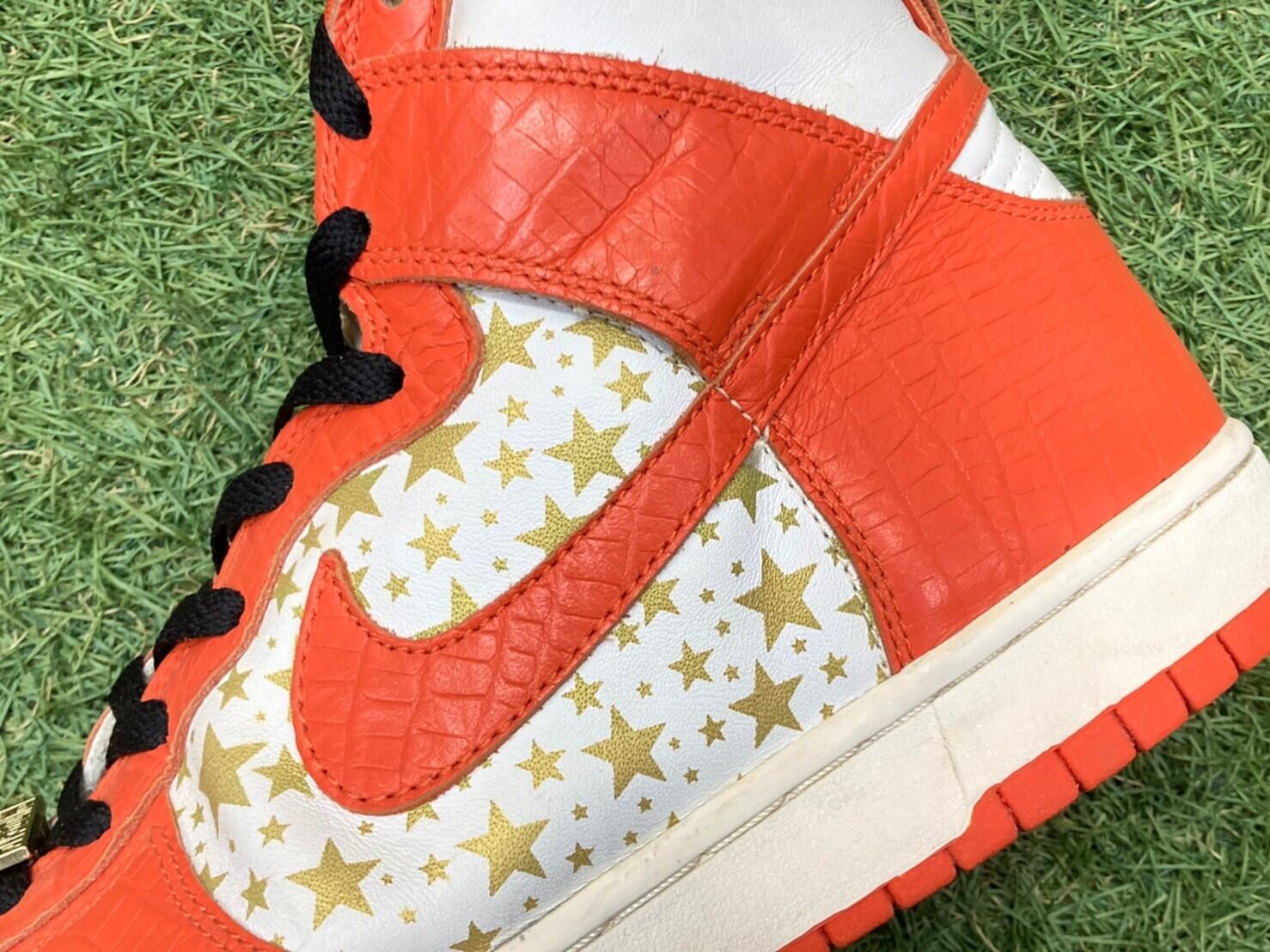 Supreme × NIKE DUNK HIGH PRO SB ORANGE 28.5cm 307385-181 