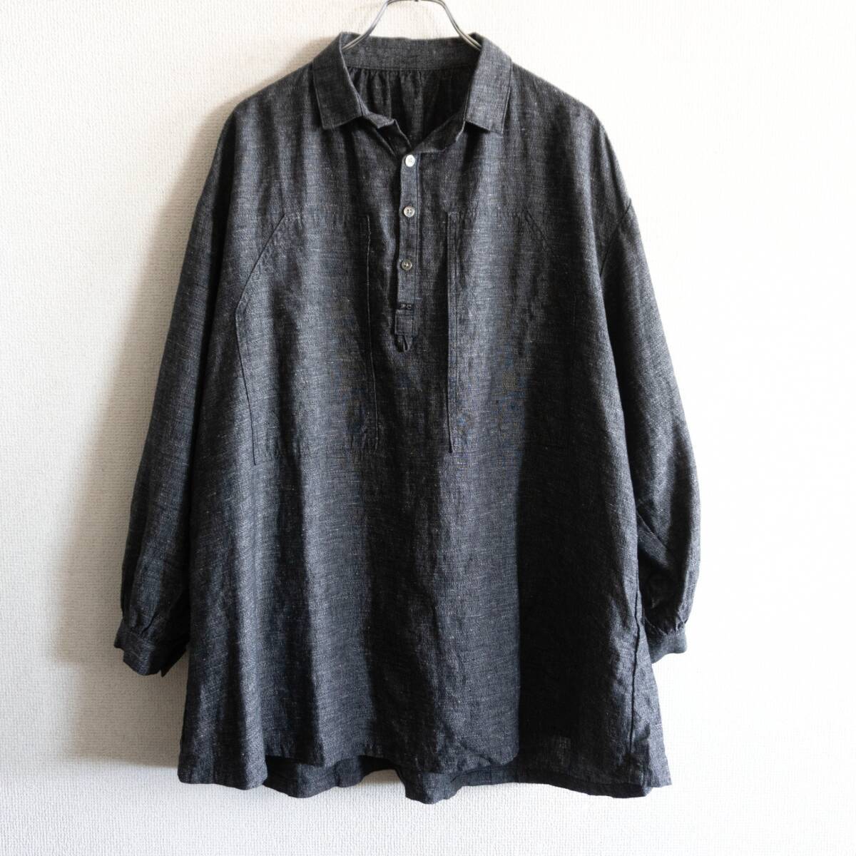 極美品】PORTER CLASSIC【カシミヤ イージーパンツ】4 ブラック