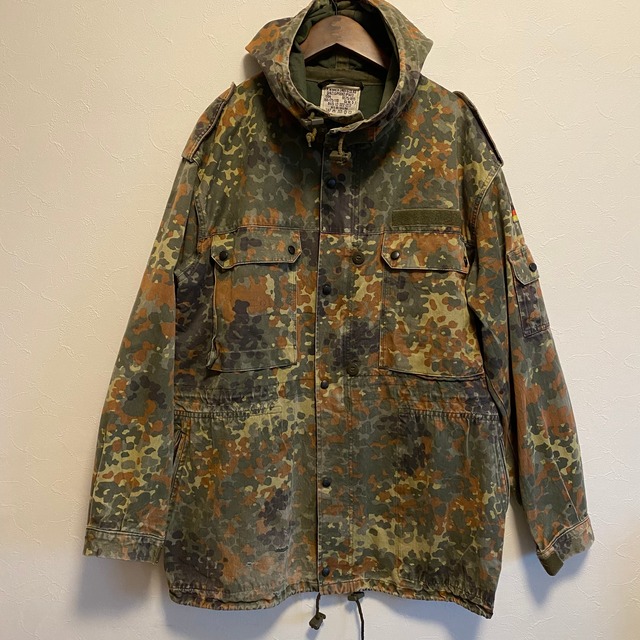 1994s German army flexor camo hoodie{1994s ドイツ製　フレクター　カモパーカー　古着　ミリタリー　メンズ}