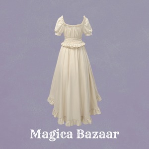 ネイチャーズ・リベリオン レースアップフリルドレスM25037