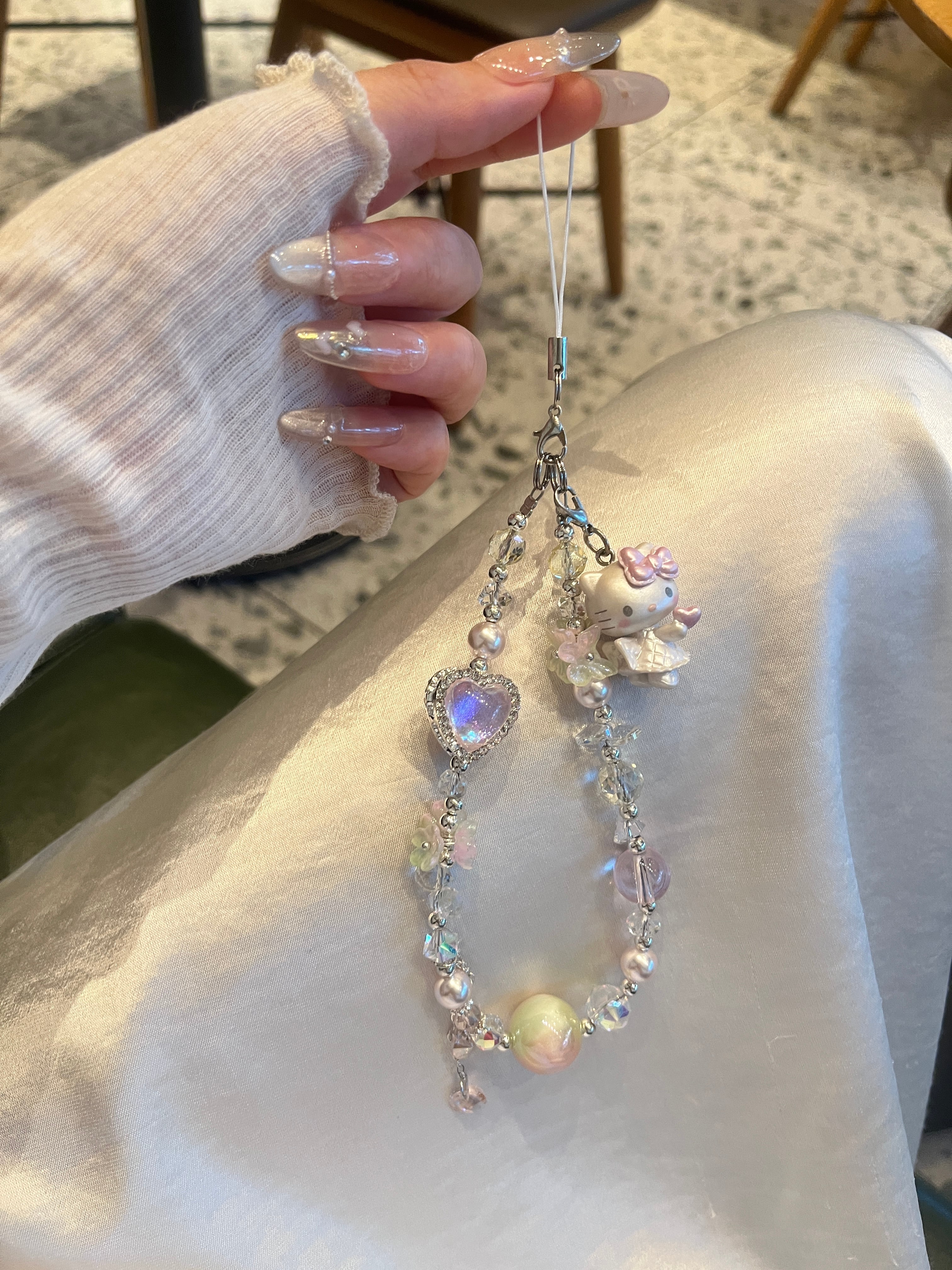 オリジナル手作りビーズストラップ PK6