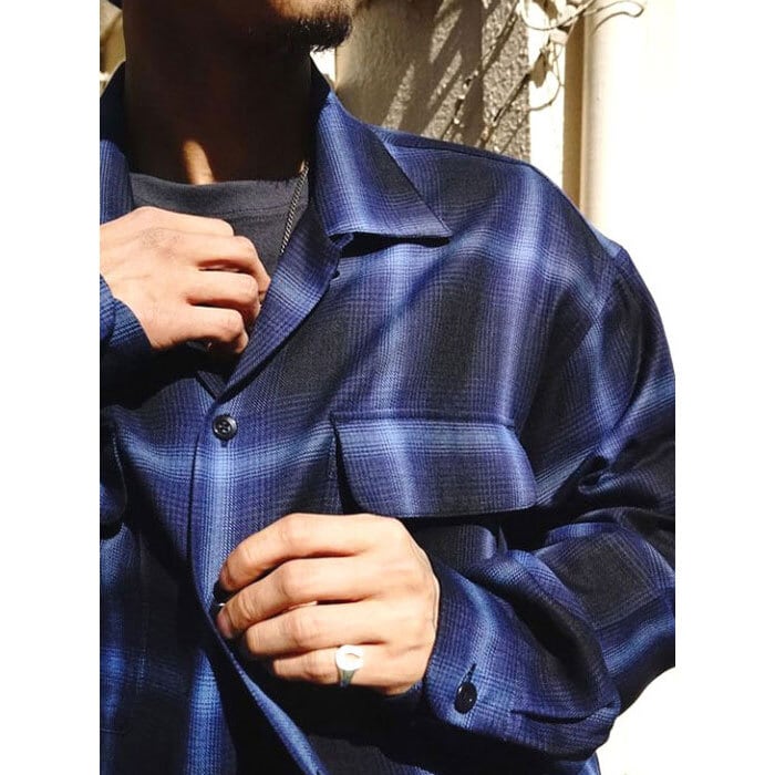RADIALL (ラディアル) Easy OPEN COLLARED SHIRT L/S ラディアル