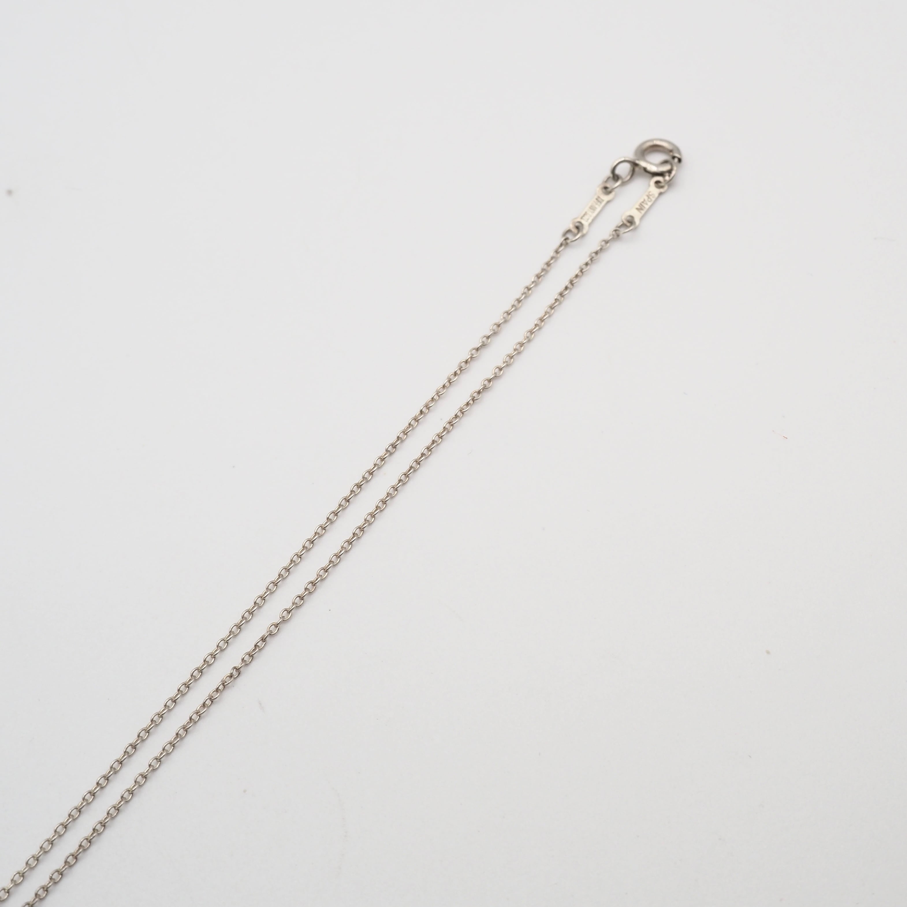 Tiffany&Co. ハートロック キー ネックレス シルバー925 K18