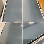 USM Haller Sideboard ユーエスエム ハラー サイドボード 1列 2段 オープン×2 アントラサイト サイドボード リビングボード モダン 収納【中古】【200サイズ】