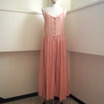 【hippiness】cupro corset dress（light.pink×pink）/ 【ヒッピネス】キュプラ コルセット ドレス(ライトピンク×ピンク)