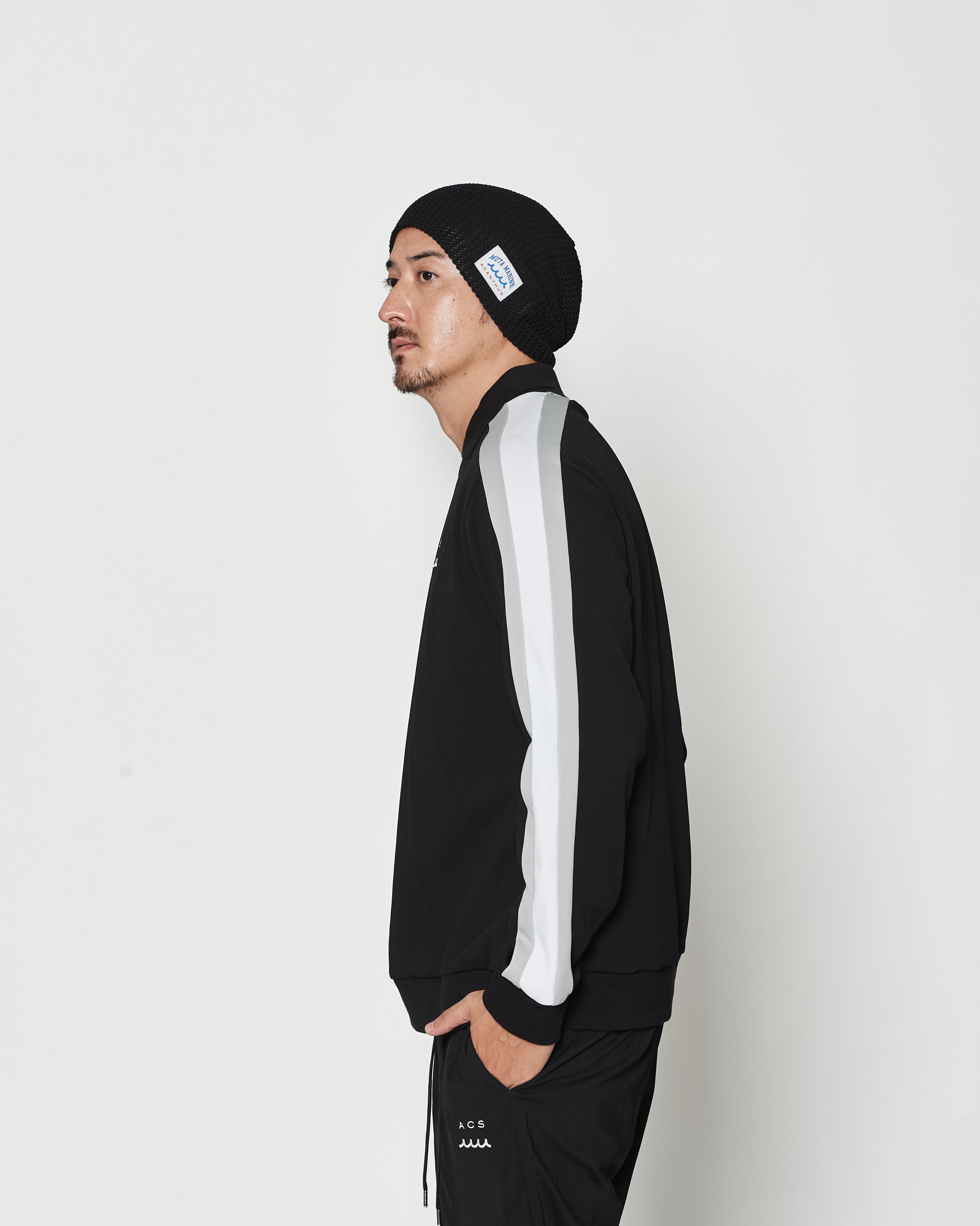 muta MARINE ムータ マリン ×ACANTHUS ポロシャツ 6(L) muta MARINE × ACANTHUS ポロ クルーネック | ACANTHUS ONLINE STORE