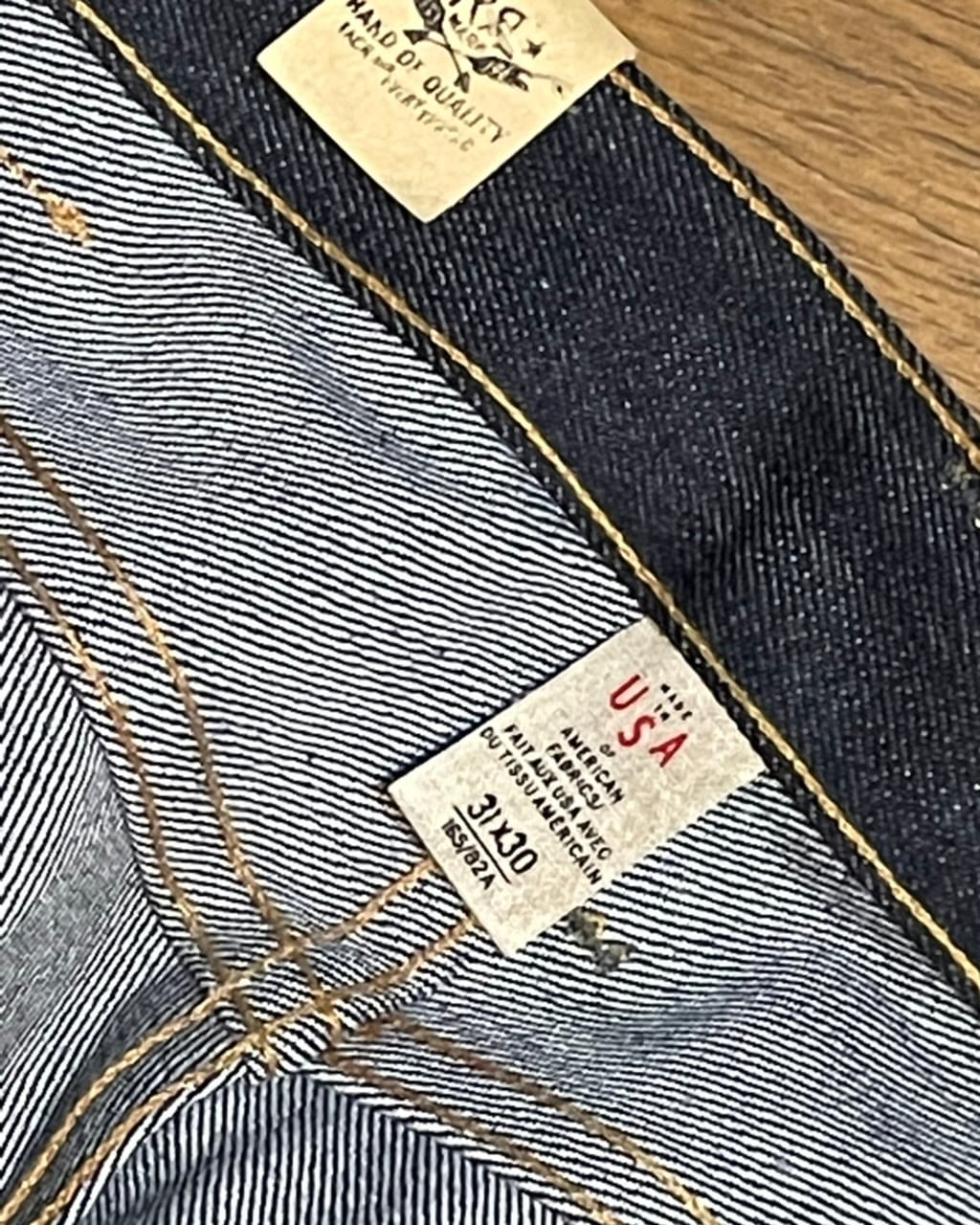 米国製 新品 RRL SLIM NARROW セルビッジ 希少コーンデニム 31-30