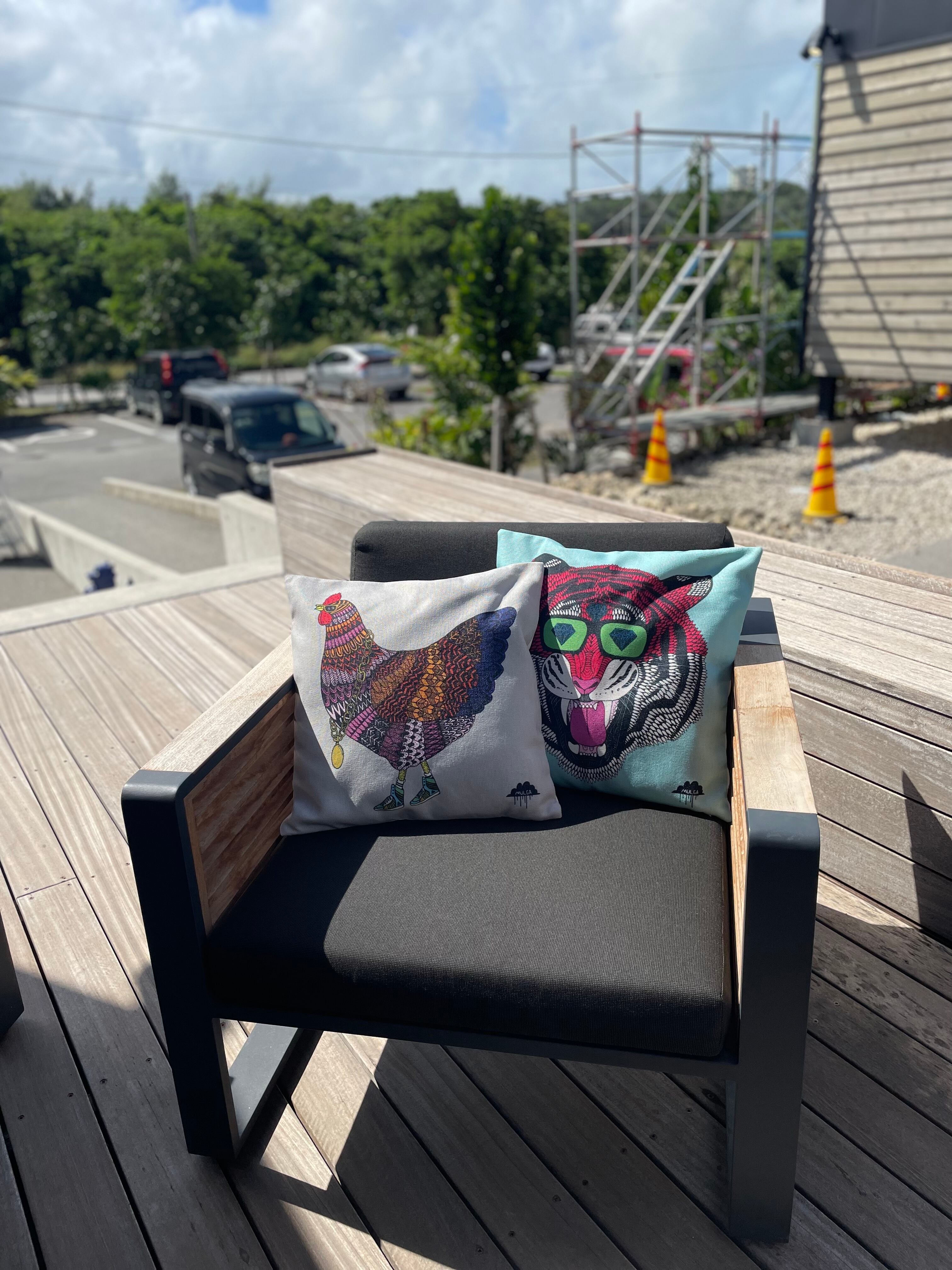 クッションカバー Gino the Tiger | MULGA THE ARTIST ASIA