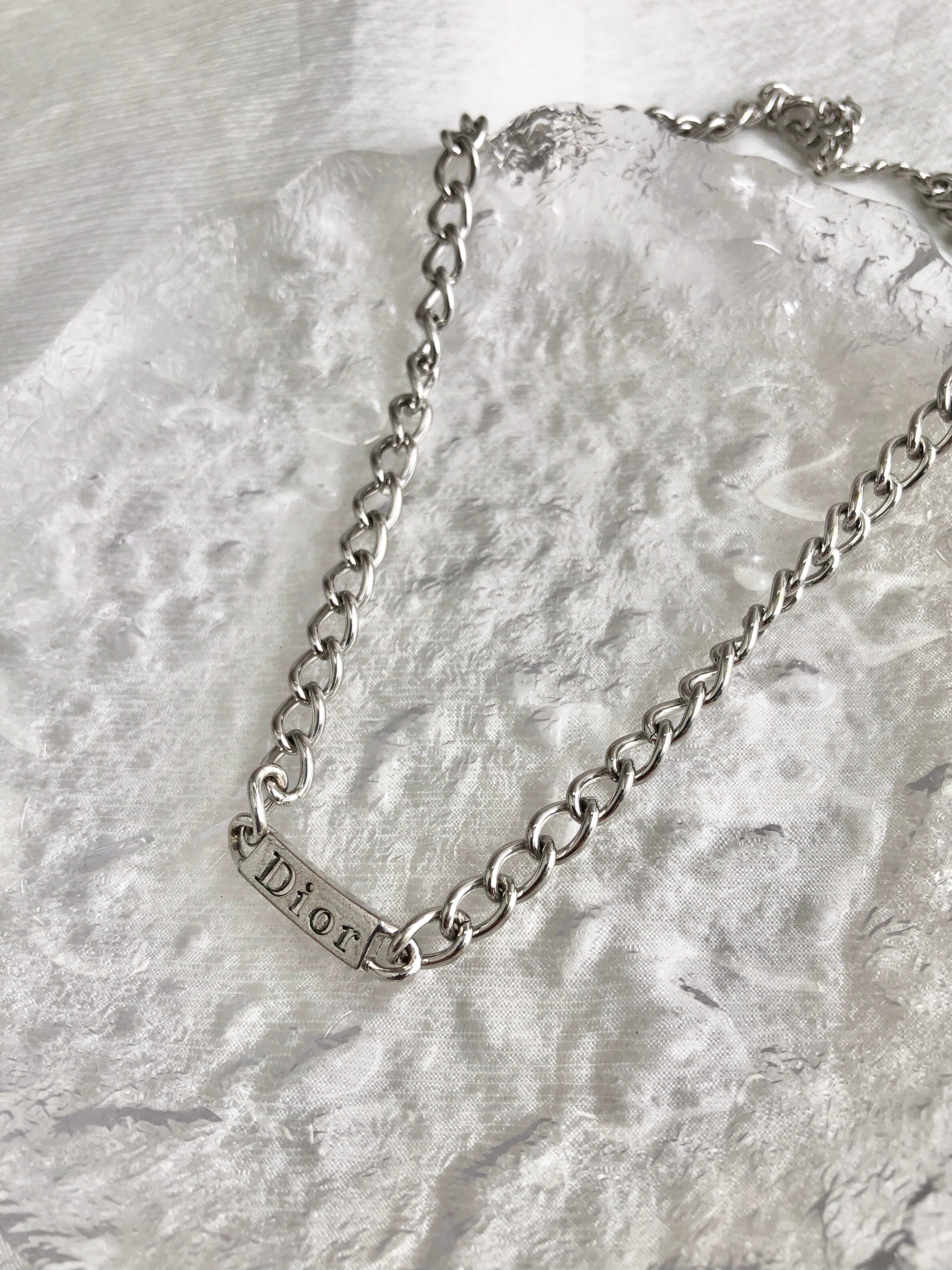 Christian Dior クリスチャン ディオール ネックレス シルバー